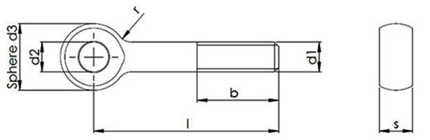 ASME B18.15 Forged Eye Bolts - Type 2 