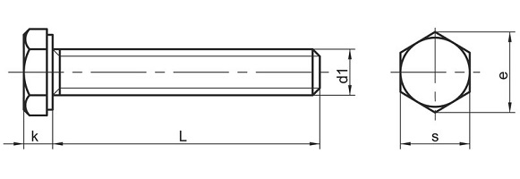 DIN 933 Hex Bolts